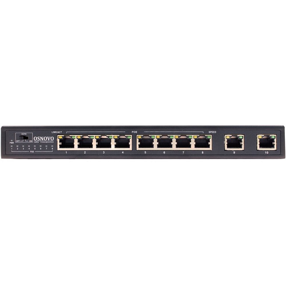 Уличный неуправляемый 8-портовый Fast Ethernet PoE-коммутатор Dahua DH-PFS3110-8P-96