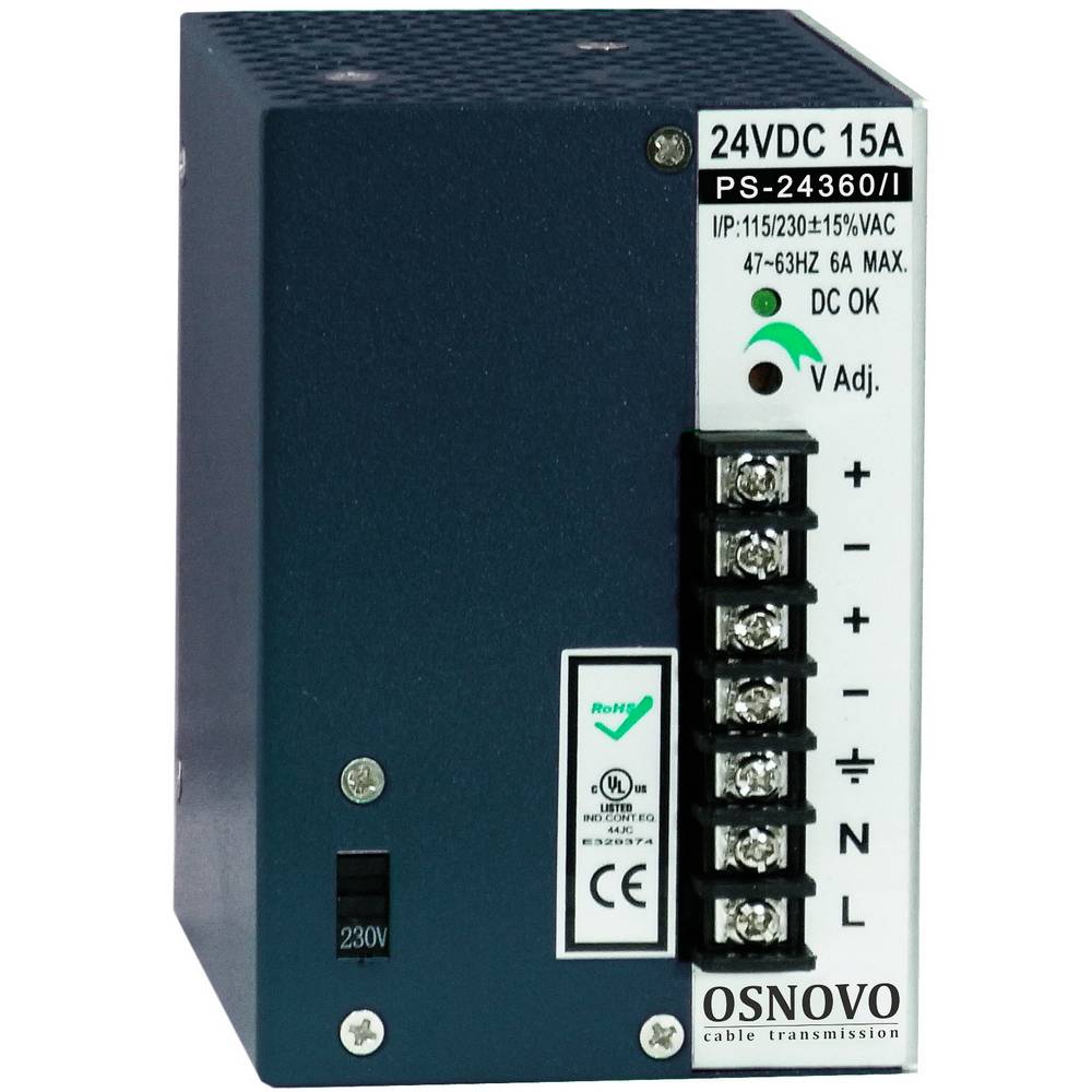 Промышленный уличный блок питания OSNOVO PS-48360/I