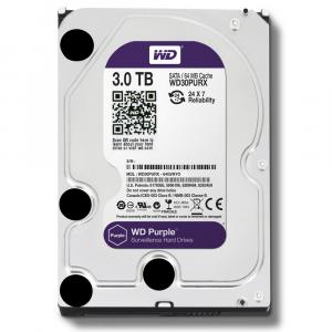 3 ТБ жесткий диск WD30PURZ серии WD Purple для систем видеонаблюдения