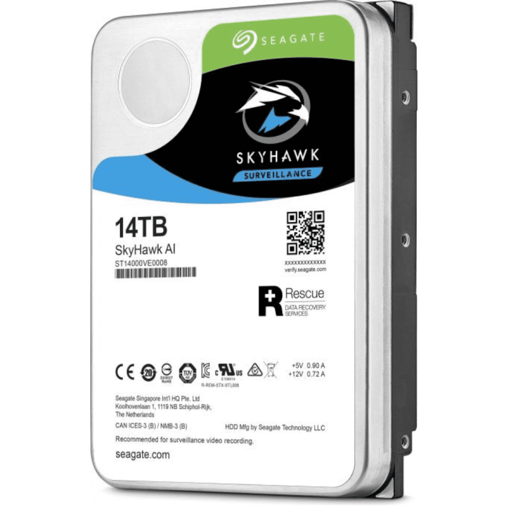 10 ТБ жесткий диск Seagate ST10000VX0004 серии SkyHawk для систем видеонаблюдения