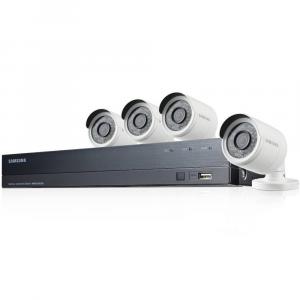 Готовый комплект Wisenet Samsung SDH-B74041P: 8-канальный DVR + 4 уличные AHD камеры + HDD 1 ТБ